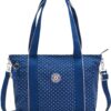 KIPLING Nákupní taška 'Asseni' královská modrá / pastelově růžová / bílá