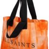 AllSaints Nákupní taška oranžová / černá