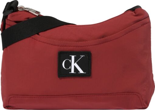 Calvin Klein Jeans Taška přes rameno rezavě hnědá / černá / bílá