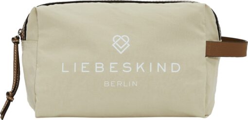 Liebeskind Berlin Toaletní taška béžová / rezavě hnědá / stříbrná / bílá