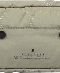Scalpers Toaletní taška 'Alex' pastelově zelená / černá