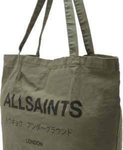 AllSaints Nákupní taška 'UNDERGROUND' khaki / černá