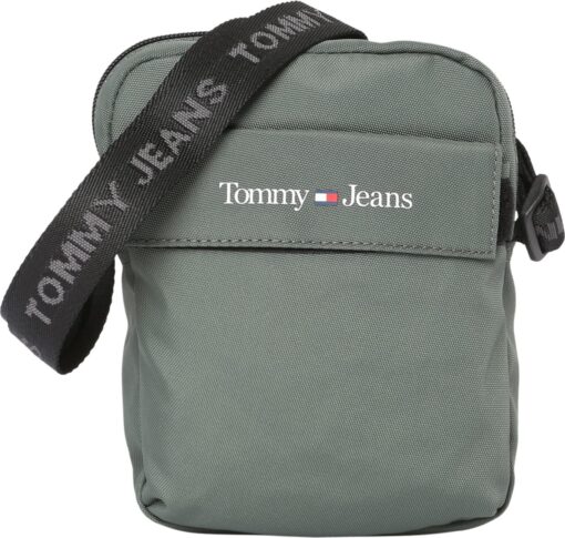 Tommy Jeans Taška přes rameno khaki / červená / bílá