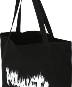 AllSaints Nákupní taška 'SMUDGER' černá / bílá