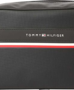 TOMMY HILFIGER Toaletní taška námořnická modř / červená / černá / bílá